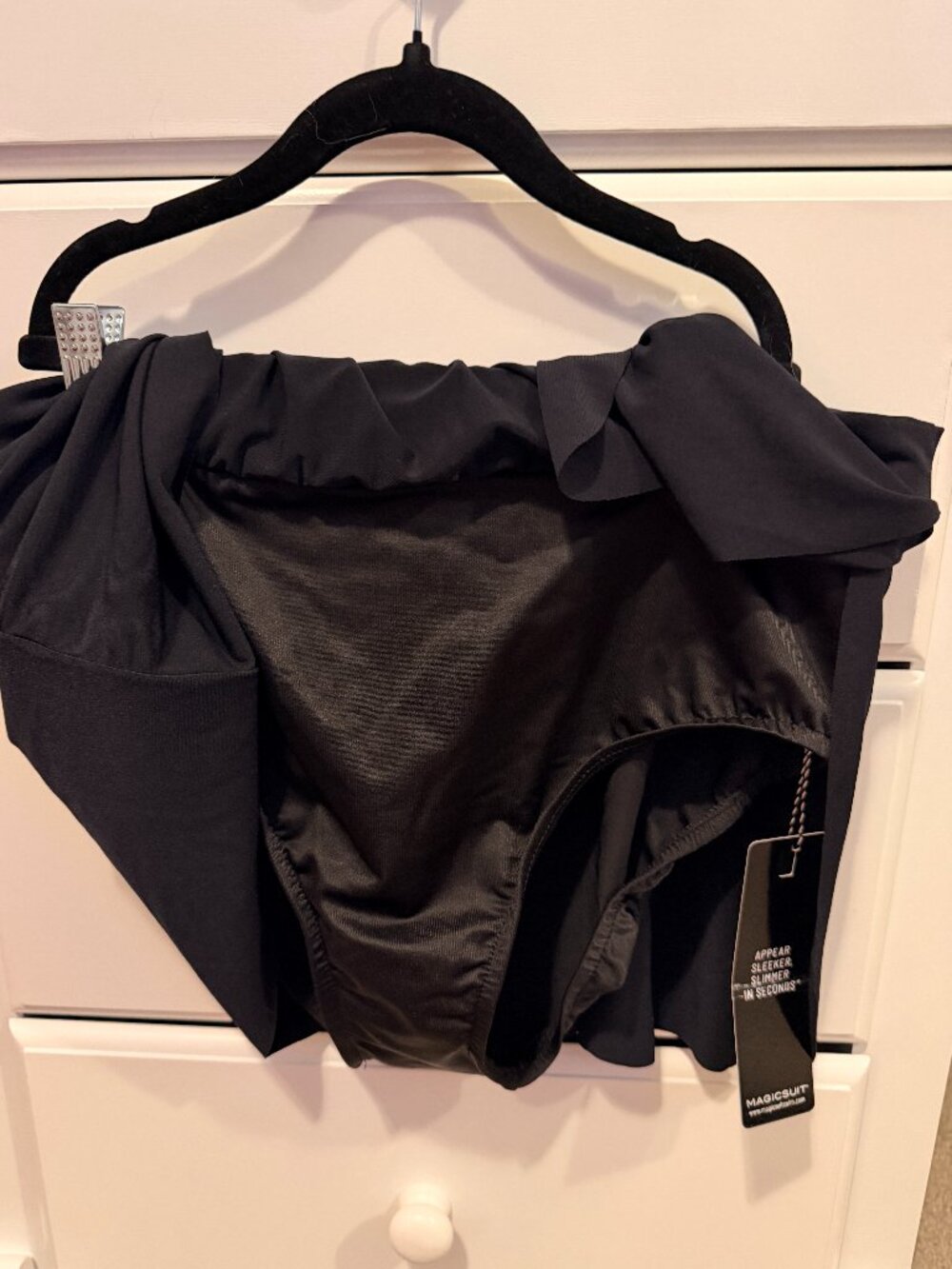 NWT Miraclesuit Tennis Skirt in Black Size 12 - Picture 2 of 7